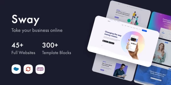 Sway Multi-Purpose WordPress Theme with Page Builder 3.6 GPL Theme