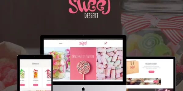 Sweet Dessert Sweet Shop Cafe WordPress Theme 1.1.5 GPL Theme