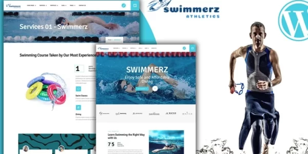 Swimmerz Swimming Service WordPress Theme 1.0.0 GPL Theme