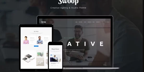 Swoop Creative Agency and studio Theme 1.1.4 GPL Theme