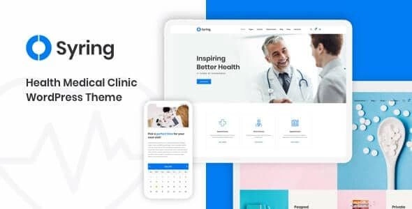 Syring | Medical Clinic WordPress Theme 1.0.2 GPL Theme
