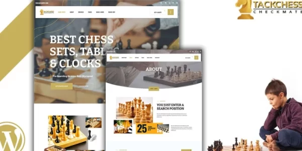 Tacchess- Chess WordPress Theme 1.0.0 GPL Theme