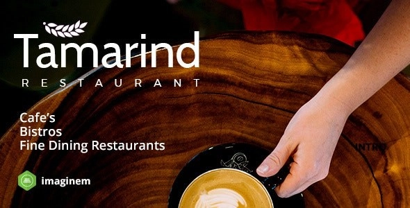 Tamarind Restaurant Theme for WordPress 2.0 GPL Theme