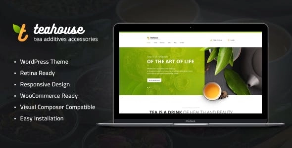 TeaHouse | Tea Store and Coffee Shop WordPress Theme 1.1 GPL Theme