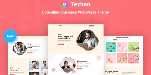 Techen Consulting Business Responsive WordPress Theme 1.0.0 GPL Theme