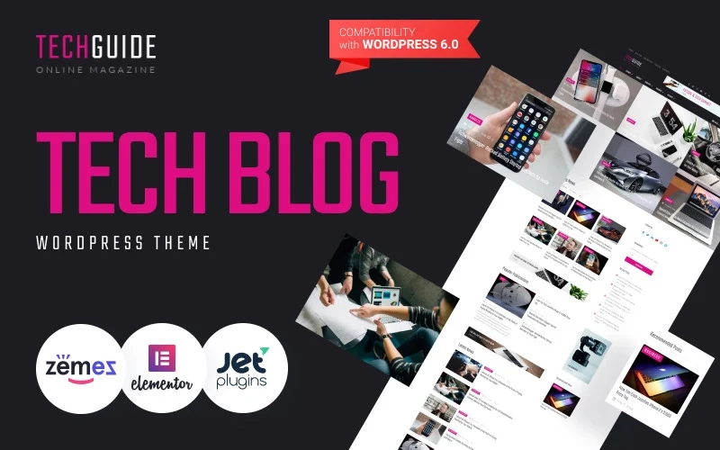 Techguide Tech Blog WordPress Elementor Theme WordPress Theme 1.0.1 GPL Theme
