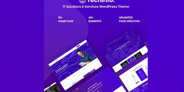 Techinfo IT Solutions Services Responsive WordPress Theme 1.5.1 GPL Theme