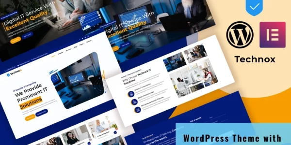 Technox Consulting and IT Business WordPress Elemtntor Theme WordPress Theme 1.0.0 GPL Theme