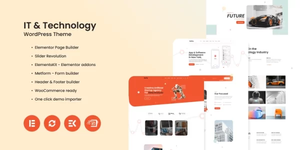 Techy Multipurpose IT Technology WordPress Theme 1.0.2 GPL Theme