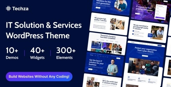 Techza  IT Solutions Technology WordPress Theme 1.0.1 GPL Theme