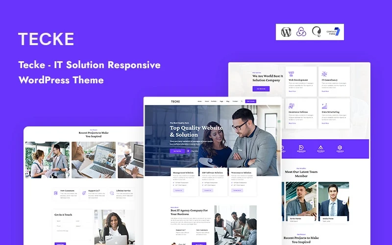 Tecke IT Solution WordPress Theme 1.0.0 GPL Theme