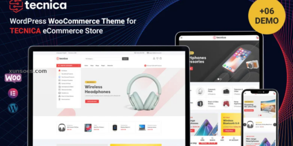 Tecnica Electronic Multipurpose WooCommerce Theme 1.0.4 GPL Theme