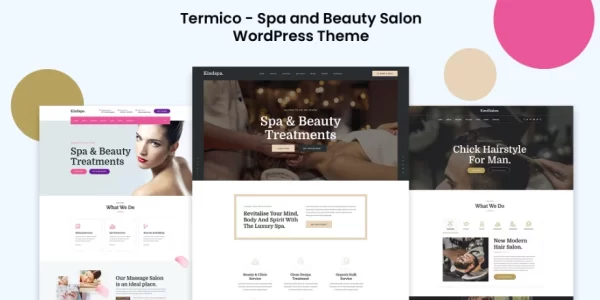 Termico Spa and Beauty Salon WordPress Theme 1.0.9 GPL Theme