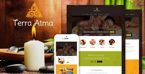 Terra Atma | Spa Massage Salon Wellness WordPress Theme 1.9 GPL Theme