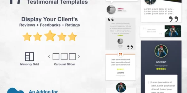 Testimonials Slider and Grid WPBakery Addon 2.0 GPL Plugins