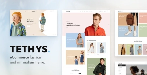 Tethys Fashion and Minimalism Theme 1.3.1 GPL Theme