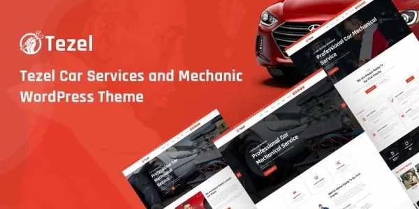 Tezel Car Services and Mechanic WordPress Theme 1.0.0 GPL Theme