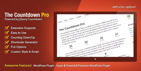 The Countdown Pro 2.1.1 GPL Plugins