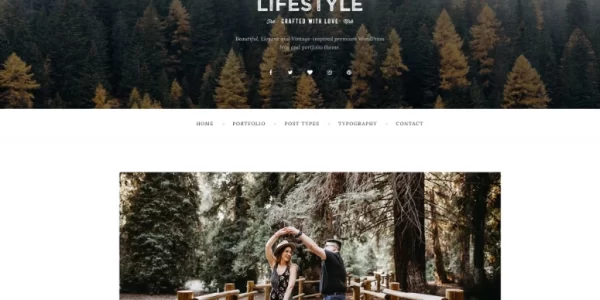 The Lifestyle WordPress Blog Portfolio Theme 1.3.1 GPL Theme