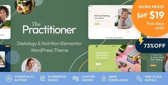 The Practitioner Doctor and Medical WordPress Theme 1.0.2 GPL Theme