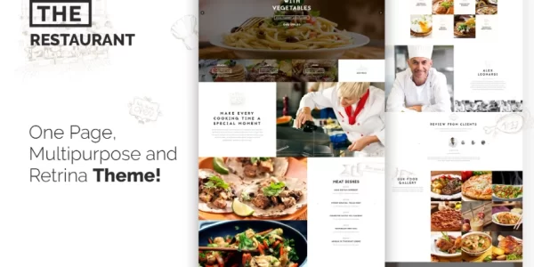 The Restaurant Restauranteur and Catering WP Theme 1.4.1 GPL Theme