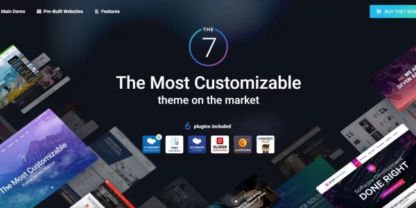 The7 — Multi-Purpose Website Building Toolkit for WordPress 11.15.0 GPL Theme