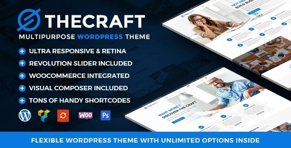 TheCraft | Responsive Multipurpose WordPress Theme 1.22 GPL Theme