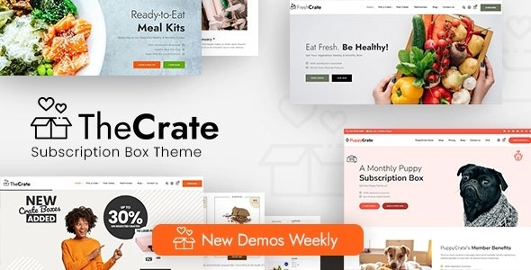 TheCrate WooCommerce Subscription Box Theme 1.4.3 GPL Theme