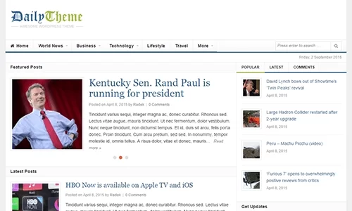 Theme Junkie – Daily 3.0.3 GPL Theme