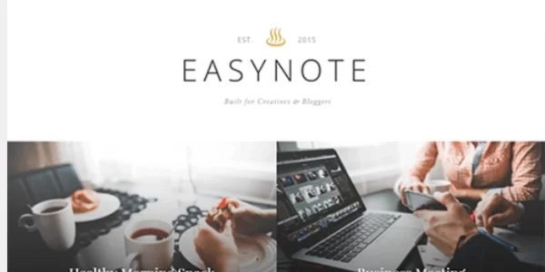 Theme Junkie – EasyNote 1.1.4 GPL Theme