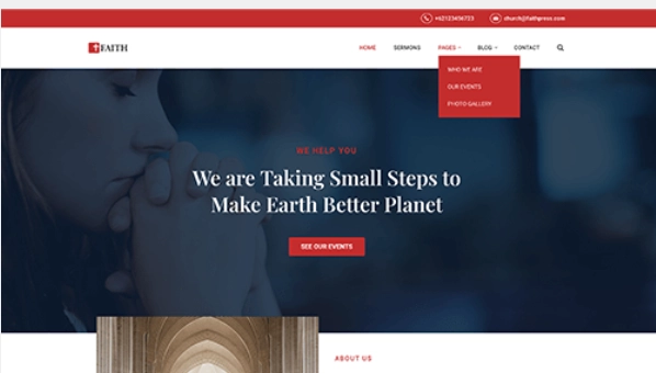 Theme Junkie – FaithPress 1.0.1 GPL Theme