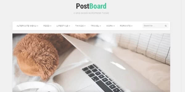 Theme Junkie – PostBoard 1.0.3 GPL Theme