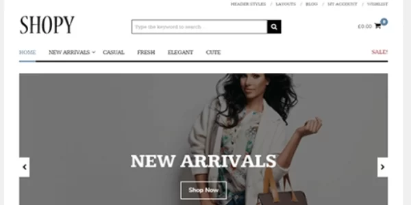 Theme Junkie – Shopy 1.0.3 GPL Theme