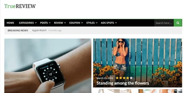 Theme Junkie – TrueReview 1.0.6 GPL Theme