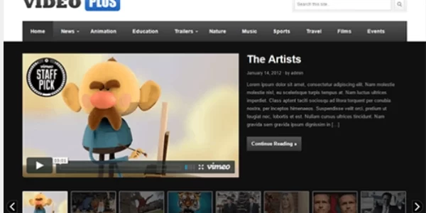 Theme Junkie – VideoPlus 1.0.7 GPL Theme