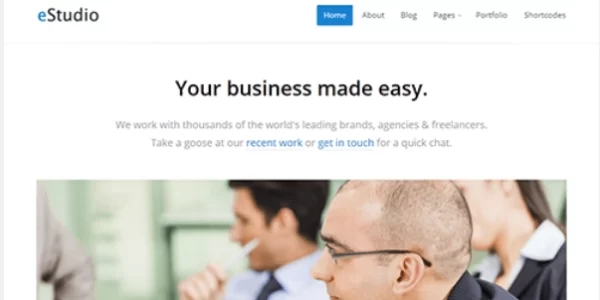 Theme Junkie – eStudio 1.0.1 GPL Theme