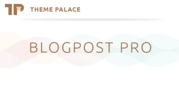 Theme Palace Blogpost Pro 1.0.0 GPL Theme