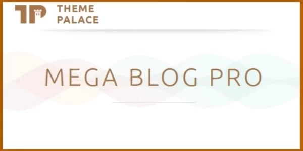 Theme Palace Mega Blog Pro 1.2.4 GPL Theme