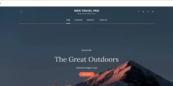 Theme Palace WEN Travel Pro 5.2.3 GPL Theme