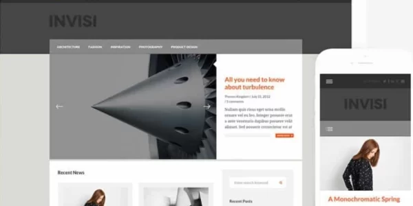 Themes Kingdom Invisi WordPress Theme 2.1.3 GPL Theme