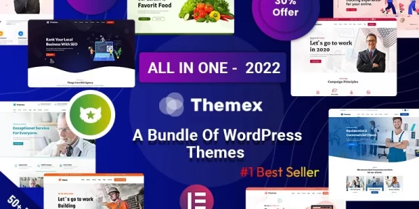 Themex Responsive Multi-Purpose WordPress Theme 1.0.0 GPL Theme
