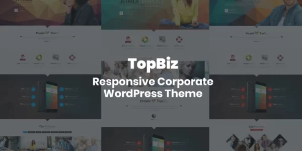 TopBiz Responsive Corporate WordPress Theme 1.0 GPL Theme