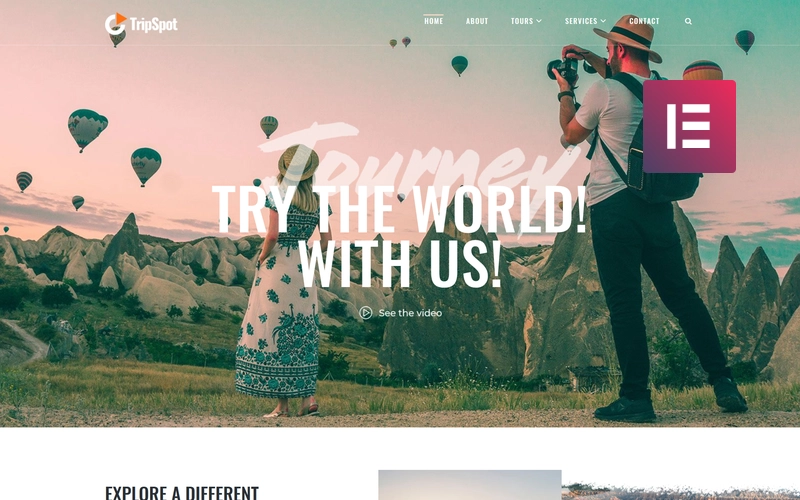 TripSpot Travel WordPress Elementor Theme WordPress Theme 1.0.0 GPL Theme