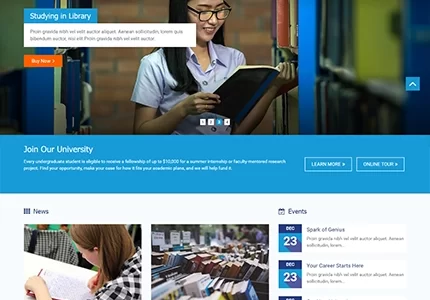 UNIVERSITY HUB PRO 3.4.2 GPL Theme