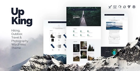 Upking Hiking Club WordPress Theme 1.4 GPL Theme