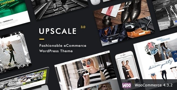 Upscale Fashionable eCommerce WordPress Theme 3.1.1 GPL Theme