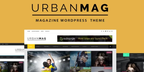 Urban Mag News Magazine WordPress Theme 1.3.2 GPL Theme