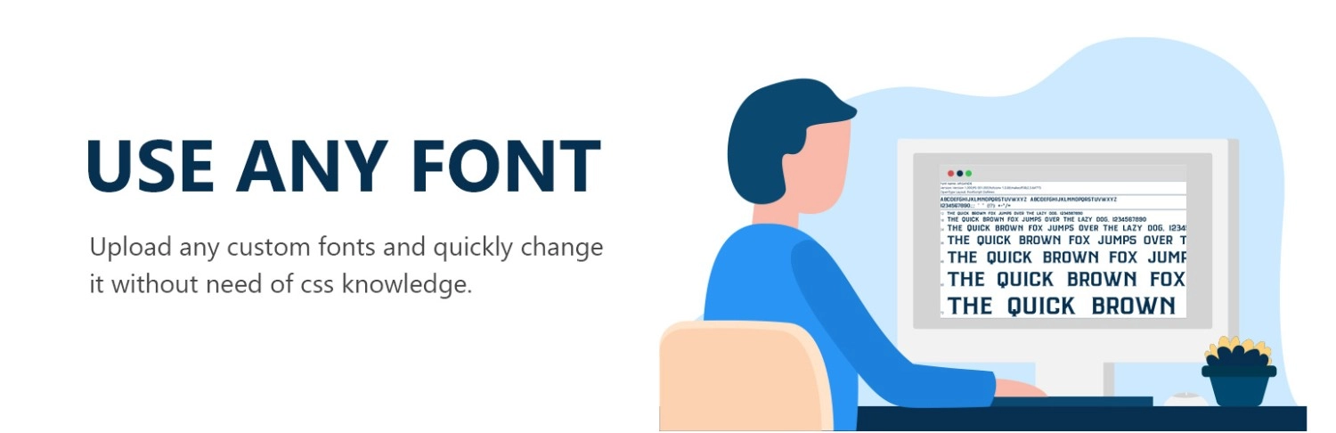 Use Any Font | Custom Font Uploader Premium 6.3.05 GPL Plugins