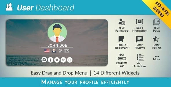 UserPro Dashboard 3.7 GPL Plugins