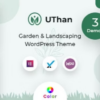 Uthan Landscaping Gardening WordPress theme + RTL 2.0.1 GPL Theme